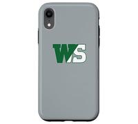 Carcasa para iPhone XR William Smith College Heron's WS Monograma Logo - HWSC