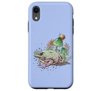 Carcasa para iPhone XR Womens Girls Cottagecore Magical Frog Toad Snail Goblincore