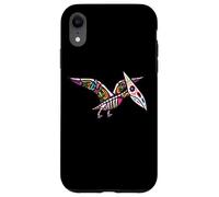 Carcasa para iPhone XR Womens Girls Sugar Skull Muertos Pterodactyl Pterosaur Lover