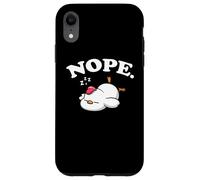 Carcasa para iPhone XR Womens Kids Boys Funny Hen Kawaii Nope Chicken Lover