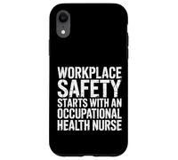 Carcasa para iPhone XR Workplace Safety Starts with Health Nurse -
