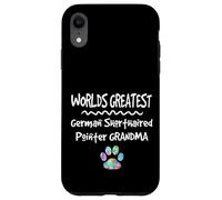 Carcasa para iPhone XR Worlds Greatest German Puntero de Pelo Corto Abuela Perro Pata