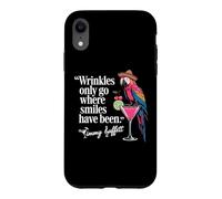Carcasa para iPhone XR Wrinkles Only Go Where Smiles Have Been Cute Parrot Mexican