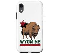 Carcasa para iPhone XR Wyoming Cowboy State Buffalo - Camiseta Vintage