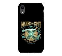 Carcasa para iPhone XR X Marks The Spot Adventure Espera Tesoro Digital náutico