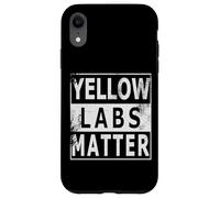 Carcasa para iPhone XR Yellow Labs Matter Labrador Retriever Lab Perro