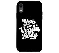 Carcasa para iPhone XR Yes This Is A Vegan Body