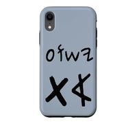 Carcasa para iPhone XR Yeshua Aleph TAV Jesús Primero Último en Paleo Hebreo (Negro)