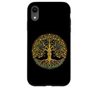 Carcasa para iPhone XR Yggdrasil Árbol Vida mística Celta Nórdico Vikingo Nórdico