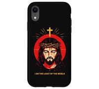 Carcasa para iPhone XR Yo Soy La Luz del Mundo Juan 8:12 Jesús Versículo Bíblico Arte