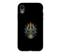 Carcasa para iPhone XR Yoga Mediación Dios Hindú Trishula Om