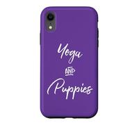 Carcasa para iPhone XR Yoga & Puppies Namastay Home with Dog Doing Yoga Lovers Yogi