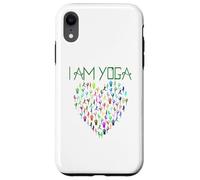Carcasa para iPhone XR Yoga T Shirt I Am Yoga Heart Poses Yogi Classes Teacher Gift