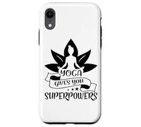 Carcasa para iPhone XR Yoga te da superpoderes Lotus Meditación Pose