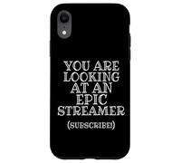Carcasa para iPhone XR You Are Looking At Epic Streamer Subscribe IRL Stream Gear