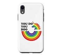 Carcasa para iPhone XR You Do You Boo Unicorn Rainbow Pride LBGT Gay Pride LGBTQ