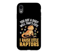 Carcasa para iPhone XR You Got A Dog Well That's Cute I Raise Little Raptors