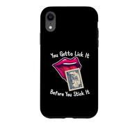 Carcasa para iPhone XR You Gotta Lick It Before You Stick It Funny Adult Joke