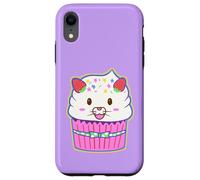 Carcasa para iPhone XR Yume Kawaii Fashion Fairy kei Ropa Lindo Gato Cara Cupcake
