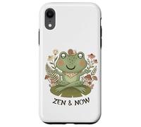 Carcasa para iPhone XR Zen Cottagecore Rana Meditación Yoga Mindfulness Estética