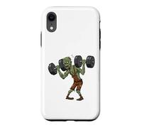 Carcasa para iPhone XR Zombie Halterofilia Muertos vivientes Gimnasio Entren