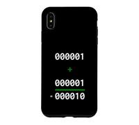 Carcasa para iPhone XS MAX 1+1=10 Binario Matemáticas Broma Programador Humor