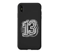 Carcasa para iPhone XS MAX 13 - Atrás - Unlucky to Some - Número 13 para Equipos Deportivos