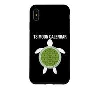 Carcasa para iPhone XS MAX 13 Moon Turtle Lunar Calendario Naturaleza Diseño Shell