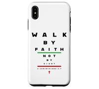 Carcasa para iPhone XS MAX 2 Corinthians 5:7 - Walk by Faith Not by Sight Vision Chart