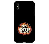 Carcasa para iPhone XS MAX 20% Hotter Than You Llamas Divertido Sarcástico
