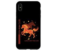 Carcasa para iPhone XS MAX 2026 Run Fire Horse Running Fitness Atleta Runners Club