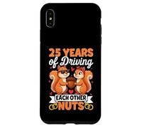 Carcasa para iPhone XS MAX 25 años conduciendo el uno al Otro nueces 25a Boda de Plata