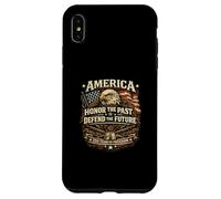 Carcasa para iPhone XS MAX 250 años de Libertad América Eagle honra el Futuro Pasado