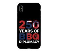 Carcasa para iPhone XS MAX 250 Years of BBQ Diplomacy Funny 4th of July Anniversary