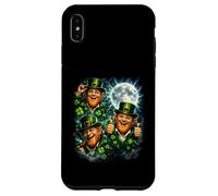 Carcasa para iPhone XS MAX 3 Leprechaun Moon Vintage 90s USA Salvaje Retro Noche Cielo