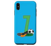 Carcasa para iPhone XS MAX 7. Cumpleaños Fútbol Jugador De Fútbol 7 Años GOL Deportes