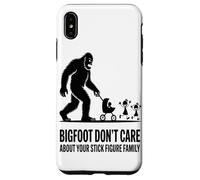 Carcasa para iPhone XS MAX A Bigfoot No Le Importa Tu Familia De Figuras De Palo