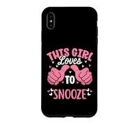 Carcasa para iPhone XS MAX A Esta Chica le Encanta posponer una Siesta Divertida dormida