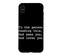 Carcasa para iPhone XS MAX A la Persona Que Lee Esto Dios te ve Dios te ama