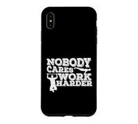 Carcasa para iPhone XS MAX A Nadie le Importa Trabaja más Duro Fitness Entrenamiento
