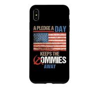 Carcasa para iPhone XS MAX A Pledge A Day Keeps The Commies Away American Flag America