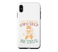 Carcasa para iPhone XS MAX A tu Propio yo sé Verdadero. Shakespeare en Gafas de Sol Hamlet