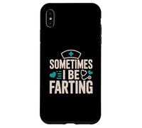 Carcasa para iPhone XS MAX A Veces me Tiro Pedos Enfermera Divertida