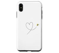 Carcasa para iPhone XS MAX Abeja Volar Un Corazón Animales Natural