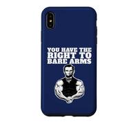 Carcasa para iPhone XS MAX Abraham Lincoln Bare Arms Tienes Derecho a Las Armas Desnudas