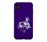 Carcasa para iPhone XS MAX Abraham Lincoln Músico Guitarrista Rock