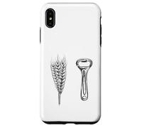 Carcasa para iPhone XS MAX Abridor de Botellas de Malta de Cerveza y Cebada clásico Retro removedor de Tapas