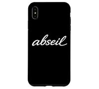 Carcasa para iPhone XS MAX Abseil Script Escalando Montaña Descenso Ortografía Abeja 2024
