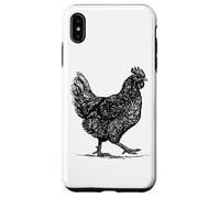 Carcasa para iPhone XS MAX Abstract Hen Illustration Farmhouse Country Graphic