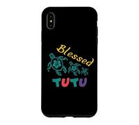 Carcasa para iPhone XS MAX Abuela tutú Hawaiana bendita con Tortugas Marinas de Honu